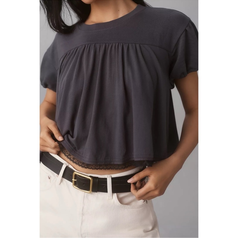 Maeve Puff-Sleeve Swing Top